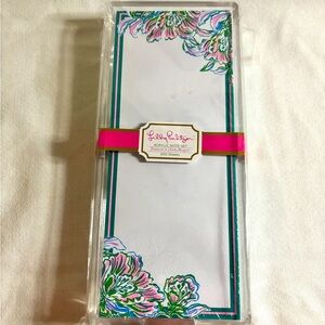 Lilly Pulitzer Acrylic Note Set.  200 Sheets. New And Sealed.